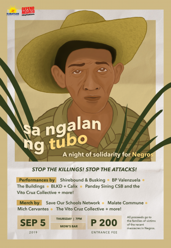 Defend Negros Benefit Poster