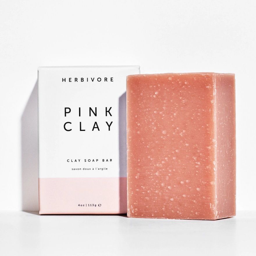 HERBIVORE Pink Clay Gentle Cleansing Soap Bar